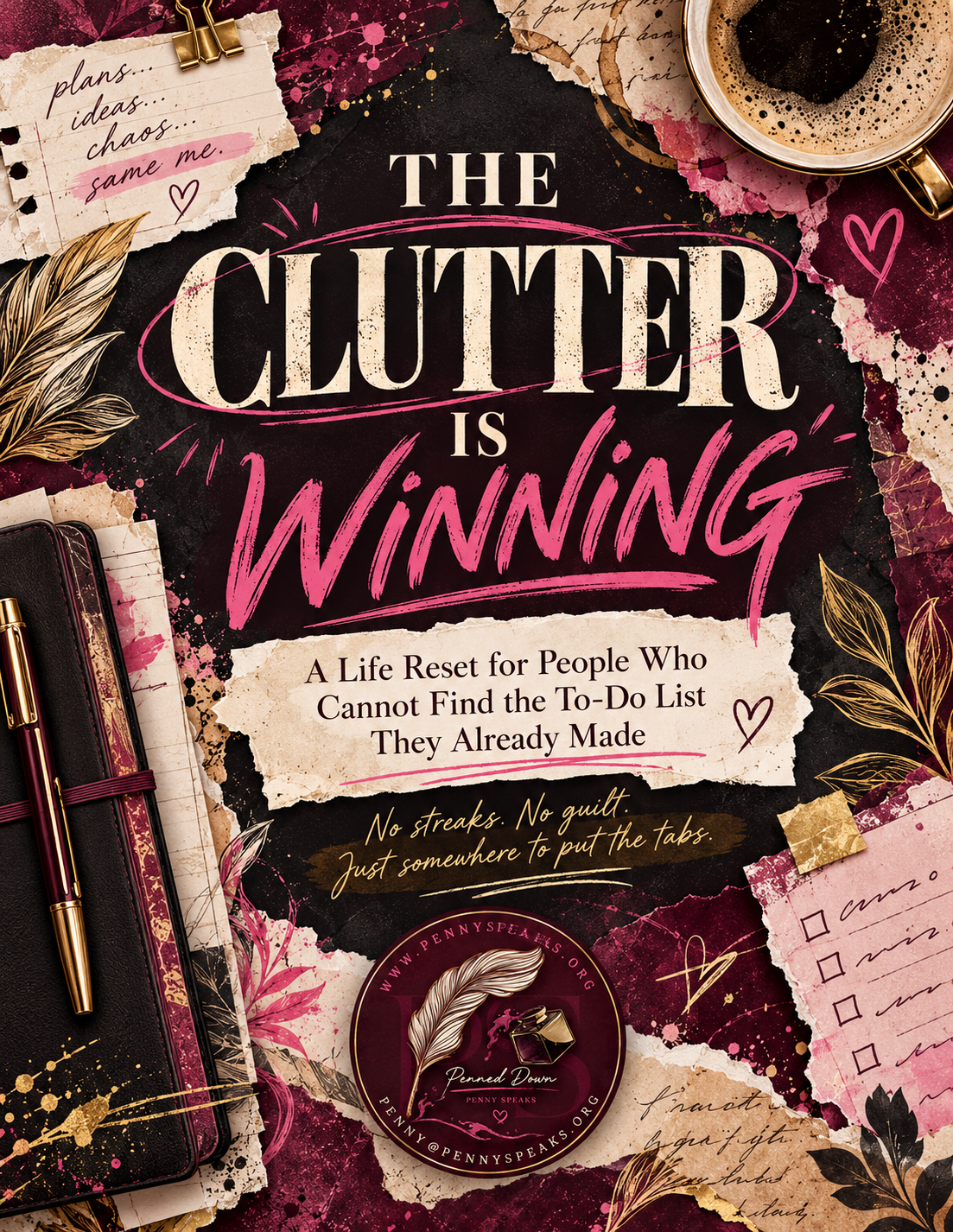 The Clutter Is Winning planner cover